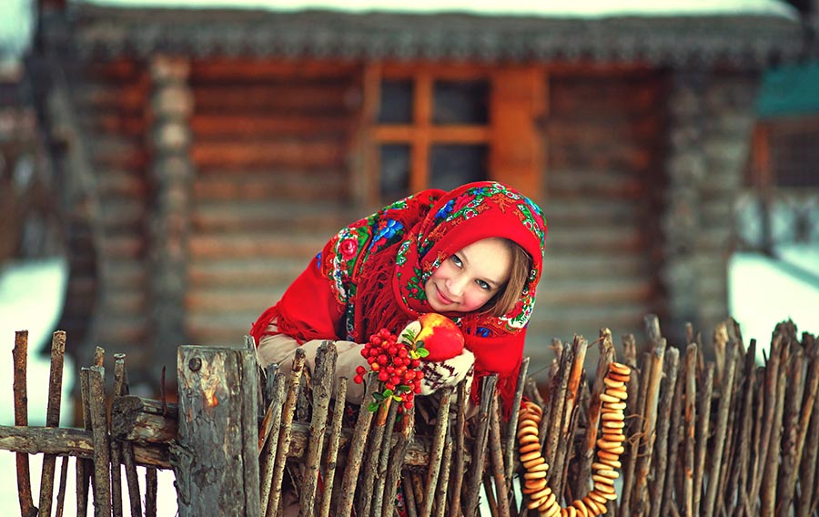 Sexy girl Women in Slavic costumes in Belo Horizonte
